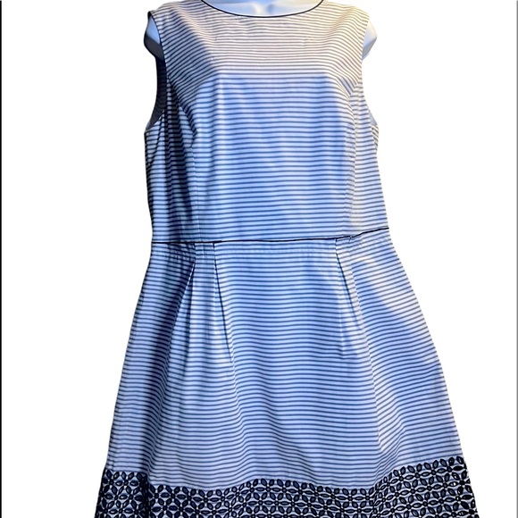 Brooks Brothers Dresses & Skirts - NWT Brooks Brothers Blue & White Striped Shift Dress Size 14
